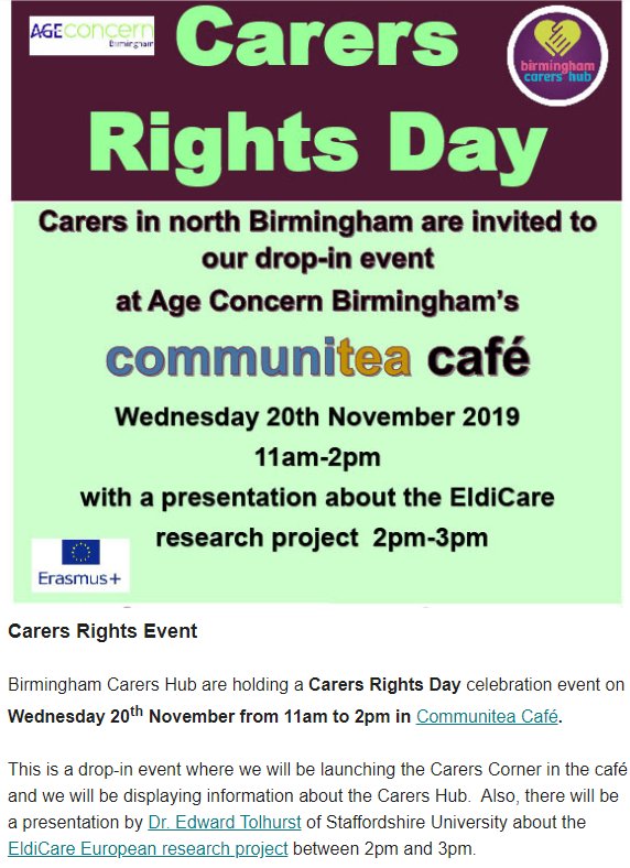 Carers Rights Day