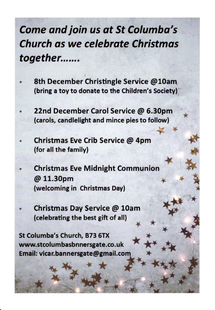 St Columba's at Christmas